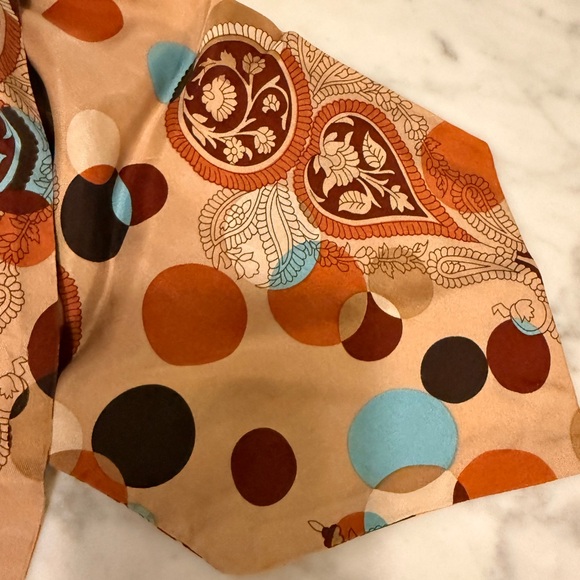 Colorful Patterned Scarf - Picture 2 of 2